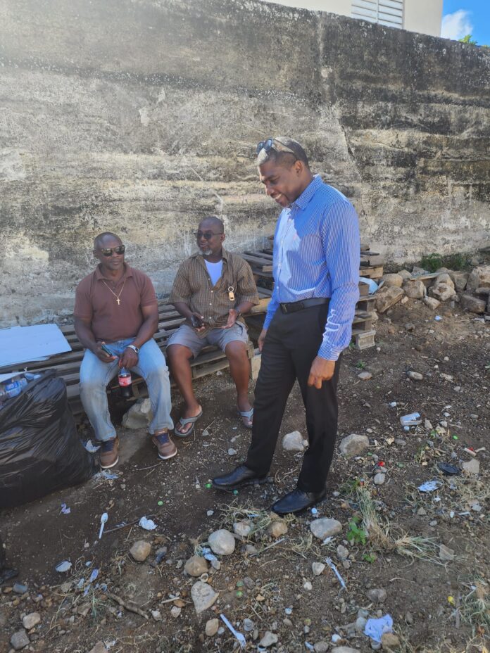 PM Drew visited places in St Kitts and Nevis that are under development. ,image :facebook PM Drew visited places in St Kitts and Nevis that are under development. ,image :facebook