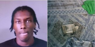 RSCNPF Nab Dominique Greene for possession of illegal weapons ,image : facebook