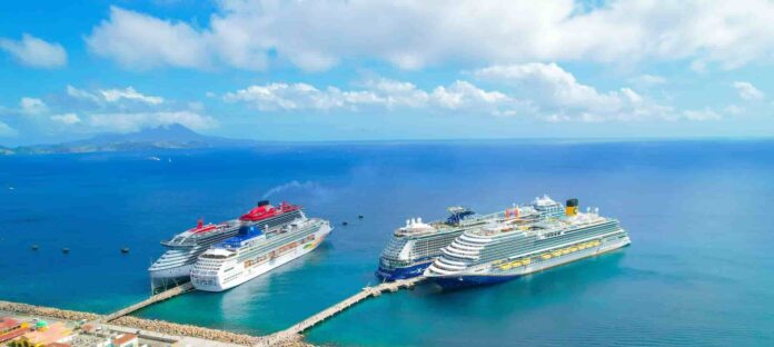 Five cruise ships dock at St Kitts and Nevis in one day Five cruise ships dock at St Kitts and Nevis in one day