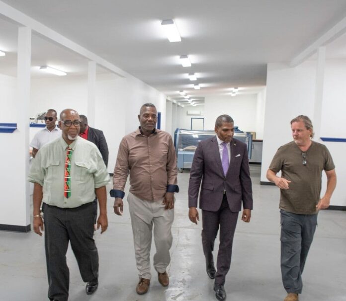 PM Dr Terrance Drew visits CDA Technical Institute , Image: Facebook