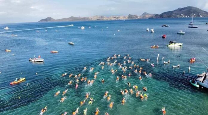 Cross Channel Swim from St Kitts to Nevis to return, know events