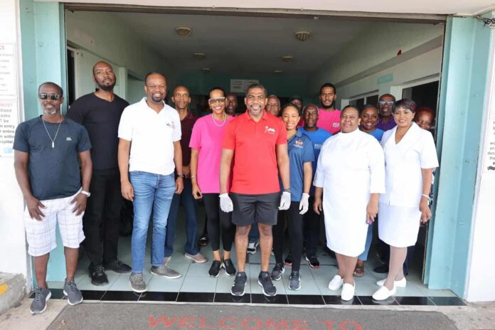 St Kitts and Nevis:- PM DR TERRANCE DREW visited JNF hospital with his wife. St Kitts and Nevis:- PM DR TERRANCE DREW visited JNF hospital with his wife.