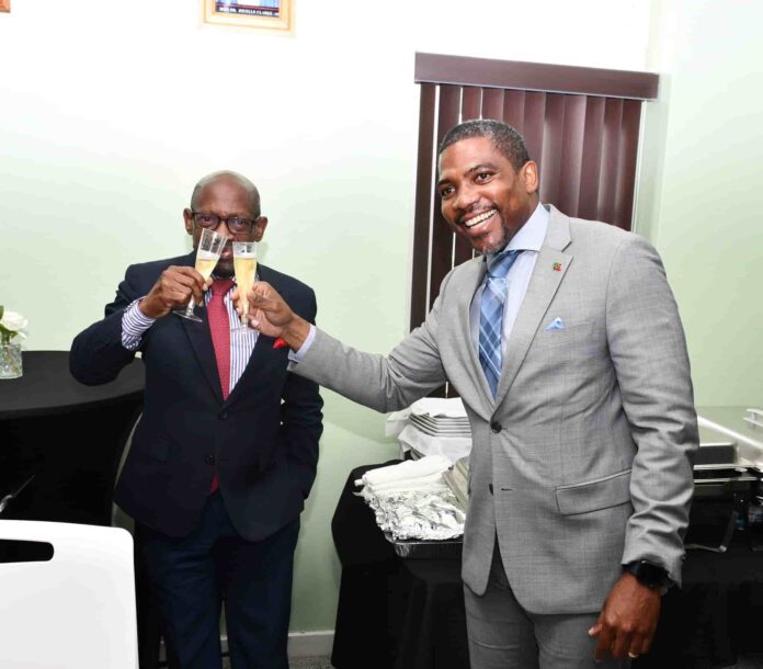 Celebrating 35 years of service of Dr, Denzil L Douglas                    