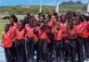 St. John's Mustangs won Nevis Parish Relays. (Credits: St. Kitts and Nevis Athletics - SKN Athletics, Facebook)