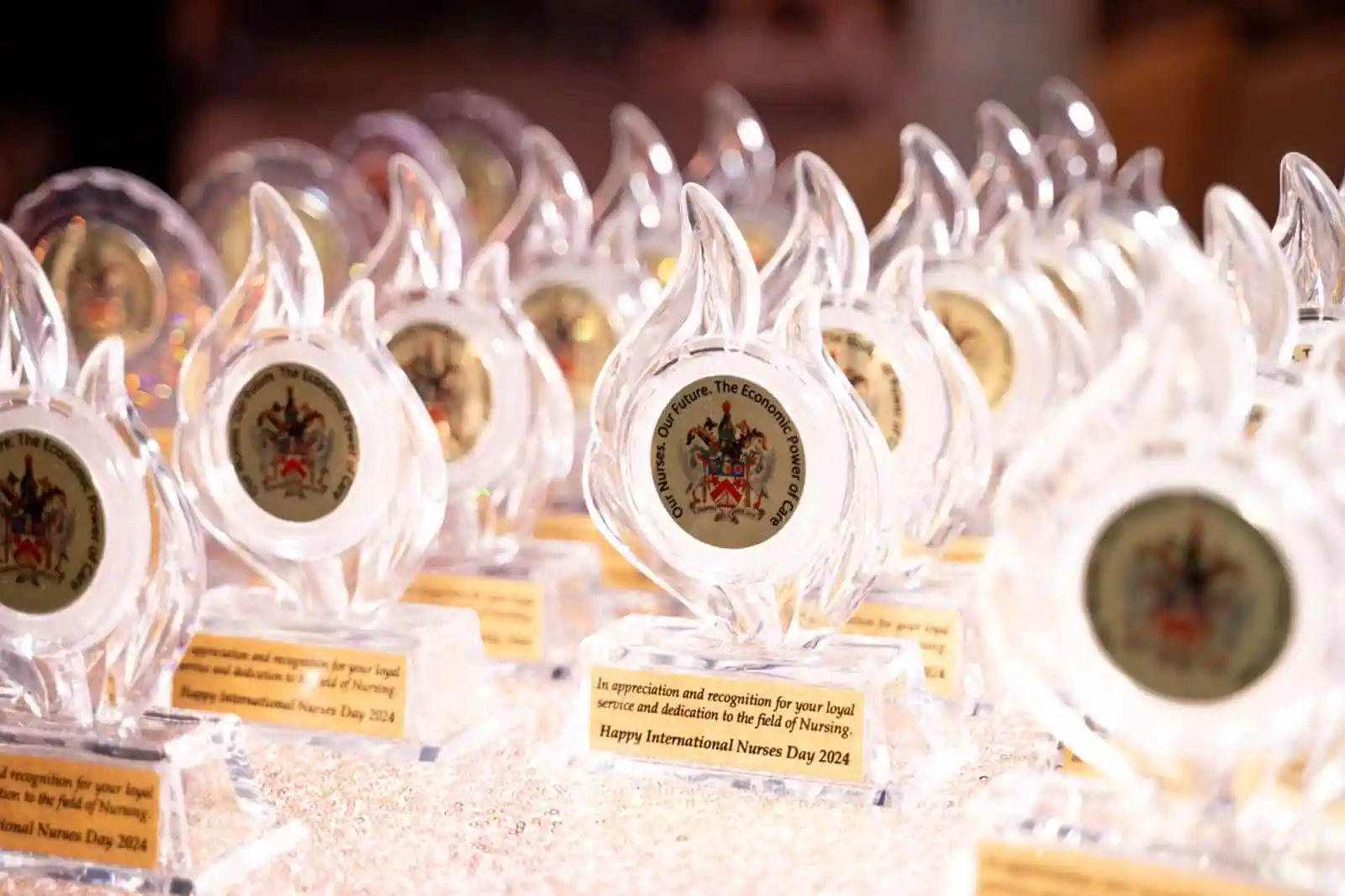 Nurses were honoured with awards. (Credits: Hon. Dr. Terrance Drew, Facebook)