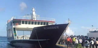 History in making: iConnect ferry services launches in St. Kitts and Nevis.