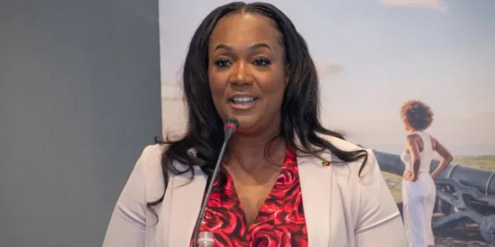 In picture: The Minister of Tourism, Marsha Henderson. (Credits: 1h · SKELEC - St. Kitts Electricity Co. Ltd 8h · SKELEC wishes to advise that there will be a planned maintenance outage on Wednesday 1st May 2024. There will be an interruption of supply from 9:00am - 3:00pm … See more St.Kitts and Nevis Information Service - SKNIS 15 hours ago · Earlier today, Chairman of the Bank of Nevis Limited Mr. Damion Hobson introduced the bank’s new Chief Executive Officer (CEO), Mr Denrick Liburd, to Prime Minister the Hon. Dr. Terrance Drew during a brief meeting at the Prime Minister’s Office. During the meeting, Prime Minister Drew, who is the Minister of Finance in the Federal Cabinet, commended Mr. Liburd on his appointment to the post. The bank’s leadership shared with their vision Prime Minister Drew which includes… See more St.Kitts and Nevis Information Service - SKNIS 16 hours ago · New High Commissioner of Australia to the Federation of St. Kitts and Nevis, Her Excellency Sonya Koppe presented her credentials to Prime Minister Hon. Dr. Terrance Drew today (April 30, 2024). During the meeting, Prime Minister Drew and H.E. Koppe held meaningful discussions on a number of issues that can redound to the benefit of the people of St. Kitts and Nevis and further strengthen the relationship between both nations. Saint Kitts and Nevis established diplomatic rel… See more Enoch Smithen Ur welcome Hon Hight commissioner HE Koppe to our land at all times, Hon. Dr. Terrance Drew is a new legion in the region , he will make things better.!! 16 h Reply St.Kitts and Nevis Information Service - SKNIS 16 hours ago · In an effort to maintain the authenticity of the Kittitian experience and to further protect the reputation of St. Kitts and Nevis as a premier tourist destination, the Ministry of Tourism is pursuing new policy initiatives aimed at eliminating the sale of counterfeit merchandise at the ports of entry. ST. KITTS’ MINISTRY OF TOURISM INTENSIFIES EFFORTS TO HALT THE SALE OF COUNTERFEIT GOODS TO VISITORS AND LOCALS AT ENTRY PORTS SKNIS.GOV.KN ST. KITTS’ MINISTRY OF TOURISM INTENSIFIES EFFORTS TO HALT THE SALE OF COUNTERFEIT GOODS TO VISITORS AND LOCALS AT ENTRY PORTS BASSETERRE, St. Kitts, April 30, 2024 (SKNIS) – In an effort to maintain the authenticity of the Kittitian experience and Accounts with a verified badge have been authenticated and can be Meta Verified subscribers or notable persons or brands. St.Kitts and Nevis Information Service - SKNIS, Facebook)