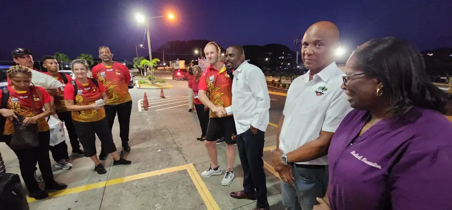 Papua New Guinea national cricket team in St. Kitts. (Credits: Samal Duggins, Facebook)