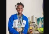 The gold medallist of Whitsuntide Games De’Cheynelle Thomas. (Credits: SKN PULSE MEDIA, Facebook)