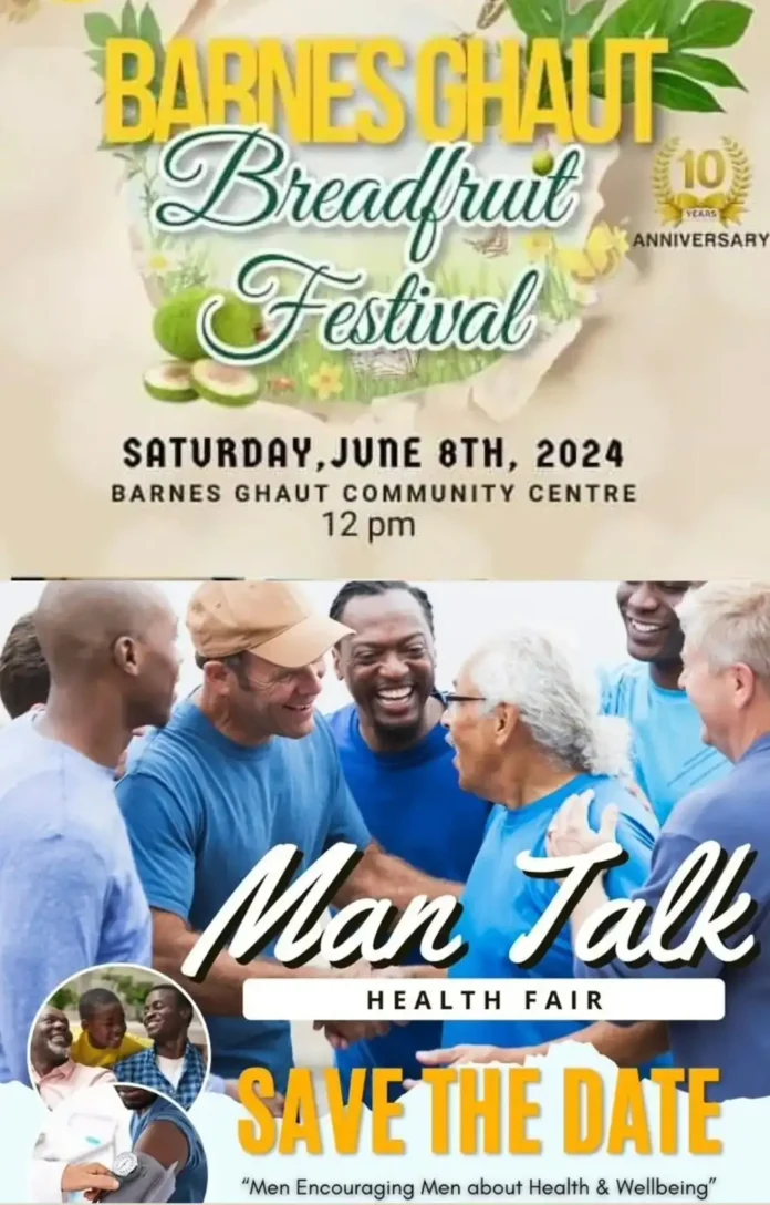 WhatsApp Image 2024-06-02 at 4.14.10 PM Barnes Ghaut Breadfruit Festival and Man Talk Health Fair. Credits: Facebook, Ministry of Tourism Nevis.