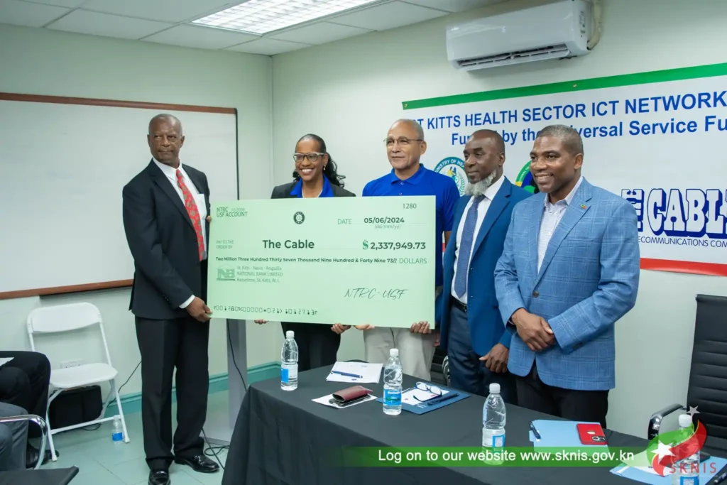 PM Terrance Drew launches ICT Network Project; modernizes Health Services through Digitization. Credits: Facebook, SKNIS.
