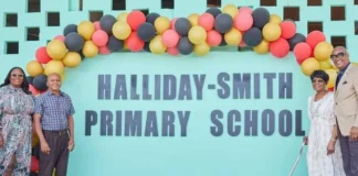 The Irish Town Primary School has been officially renamed Halliday-Smith Primary School. Credits: Facebook.