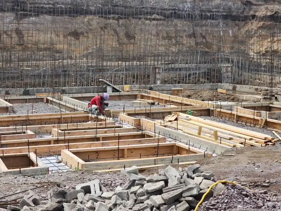 The progress of the MRI building at the Joseph N France (JNF) General Hospital.