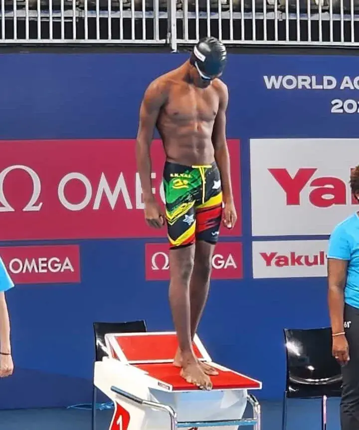 Troy Nisbett is a 15-year-old swimming sensation who is said to make a history as the St. Kitts and Nevis’s Team’s first ever aquatic competitor.
