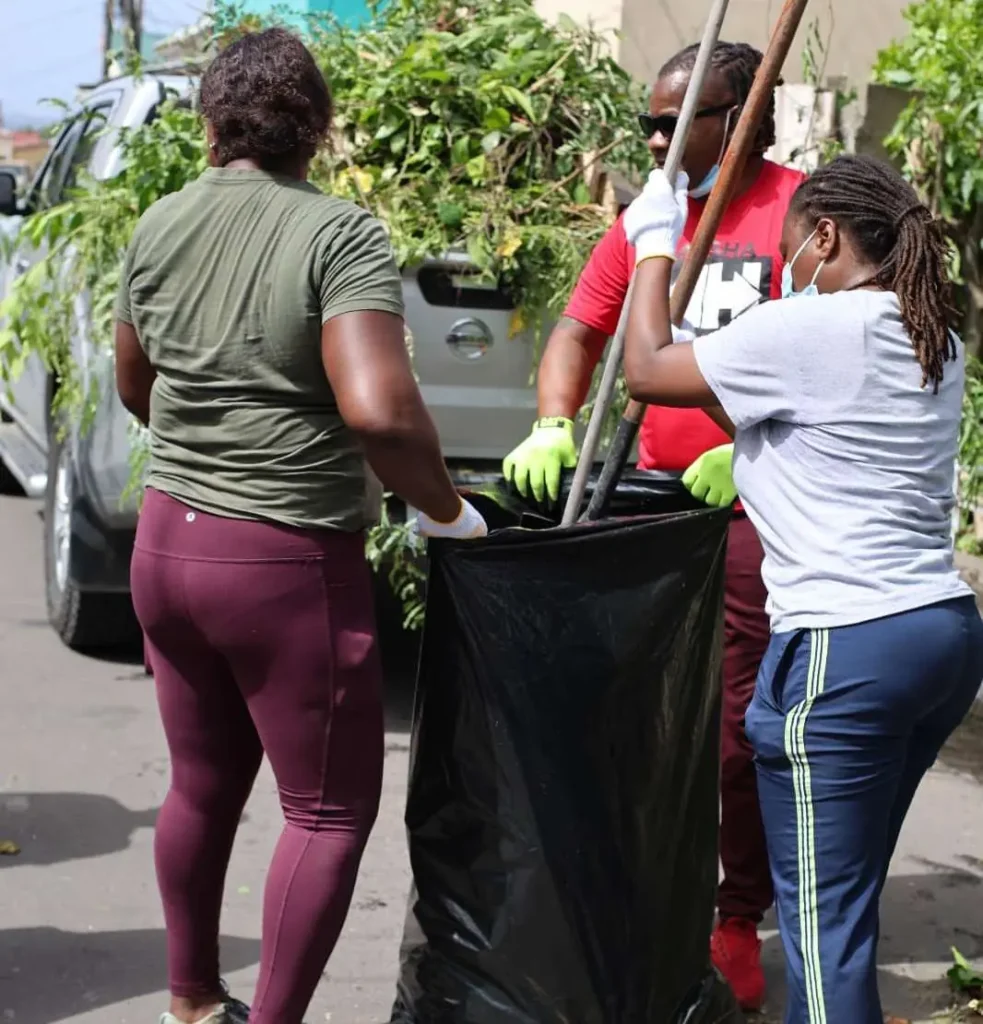 Glimpses of the successful community cleanup. Credits: Facebook. 