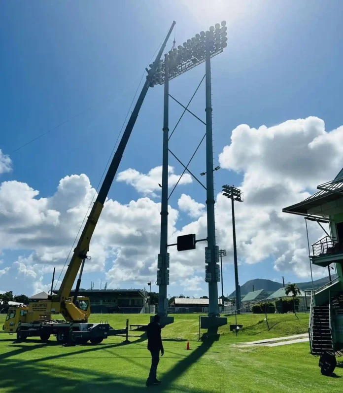 image - 2024-07-24T144013.686 St Kitts Warner Park Stadium underway renovations ahead of CPL 2024. Credits: Facebook.