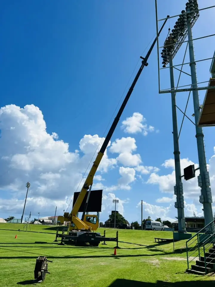 The Warner Park Stadium turns out to be a great venue for cricket as it has good playing conditions. Credits: Facebook.