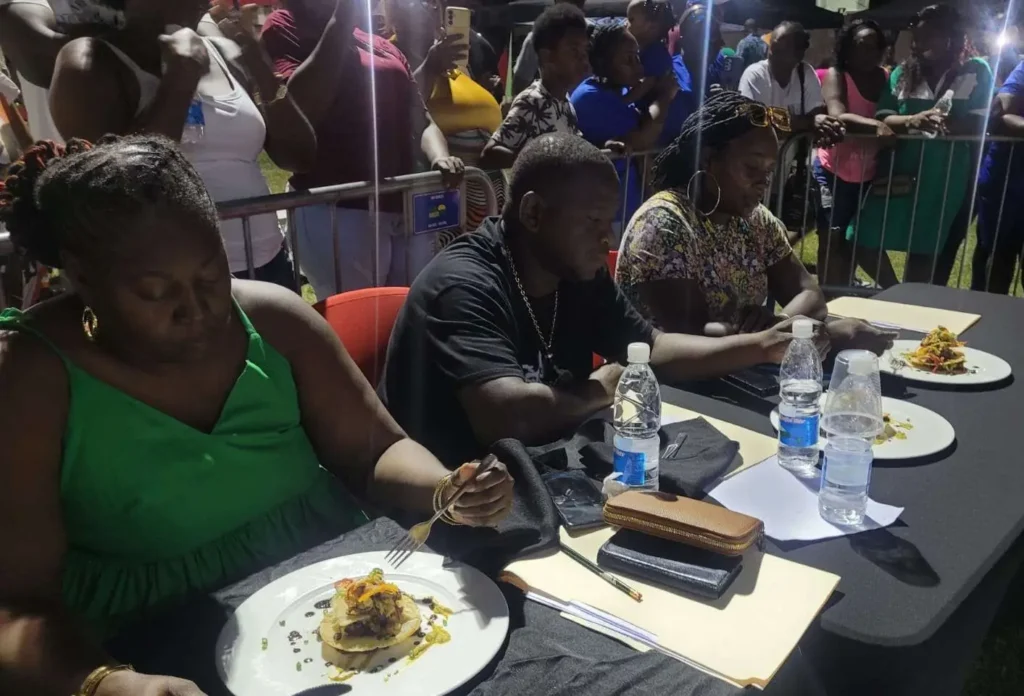 The judges for the Fish Fry and Cook-Off competition. Credits: Facebook.