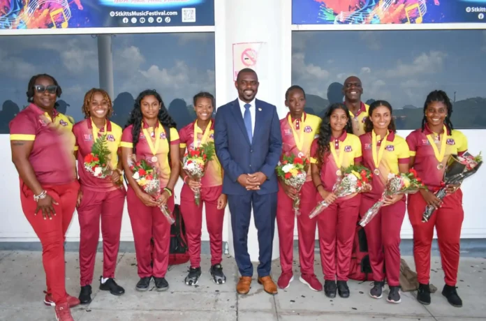 image (95) (4) St. Kitts and Nevis welcomes the Leeward Islands U19 Women’s Team, celebrates their win. Credits: Facebook.