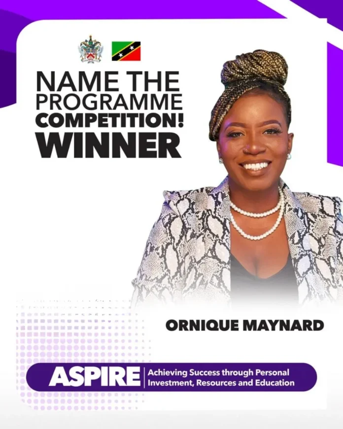 Winner for the ‘Name The Programme Competition’ announced. Credits: SKNIS.