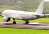 Fly2Sky A320 lands at St Kitts RLB International Airport.