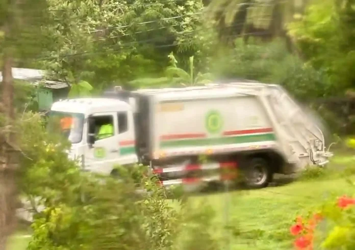 Mark Brantley praises Nevis Waste Authority for collection of garbage following TS Ernesto.