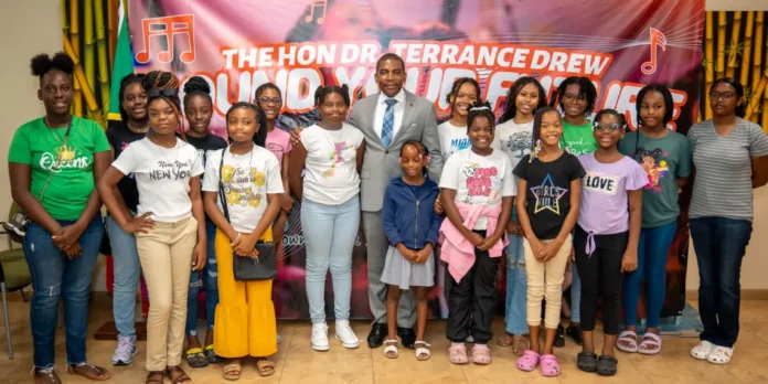 PM Drew launches ‘Sound Your Future’ Music Summer Camp 2024. Credits: SKNIS.