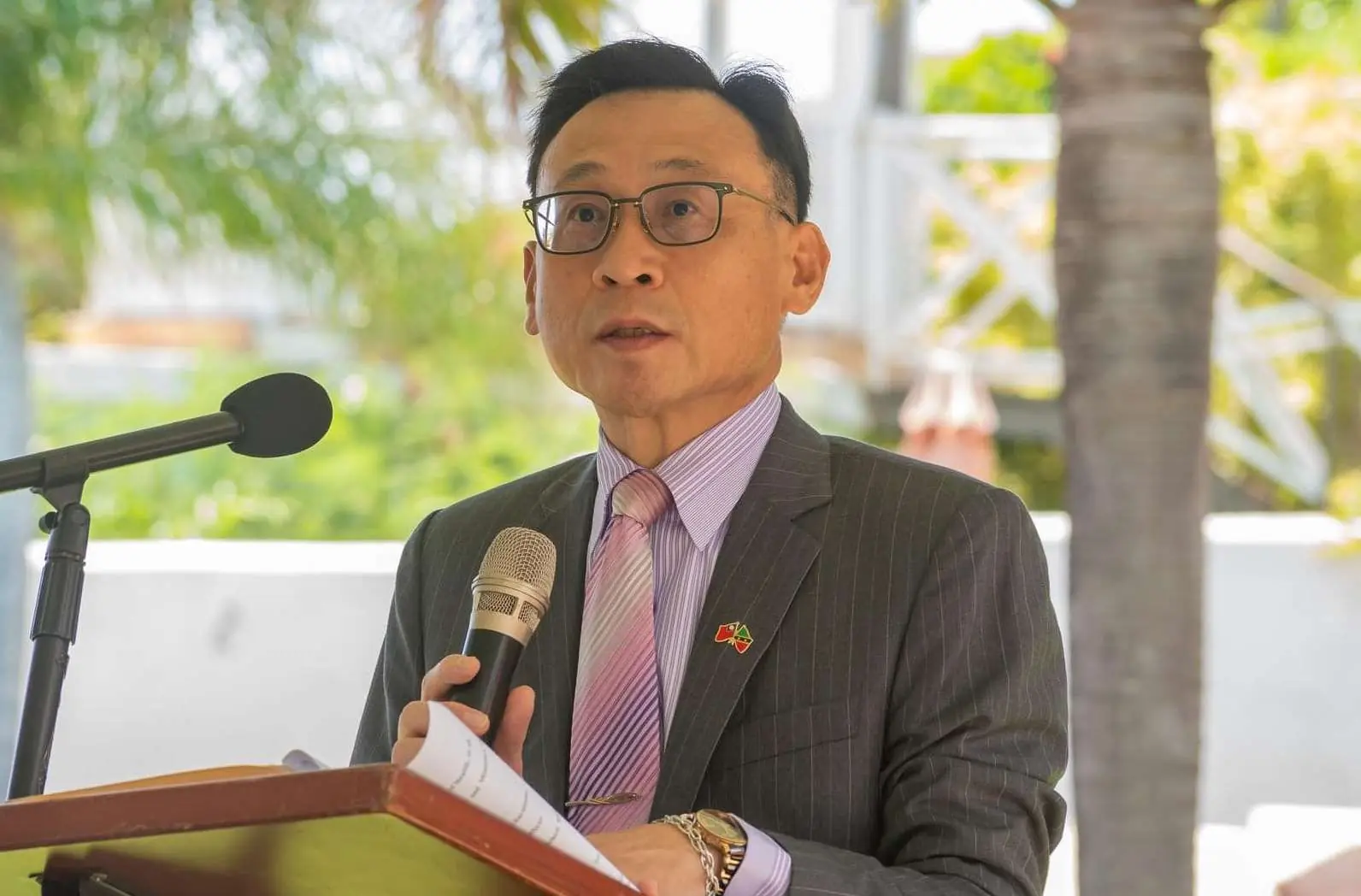 Taiwan Ambassador Michael Lin.