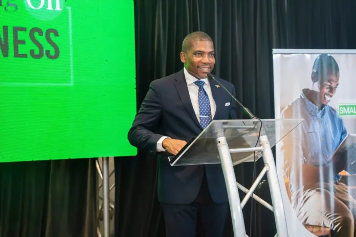 PM Drew Applauds National Bank for ‘Banking on Small Business’ Initiative.