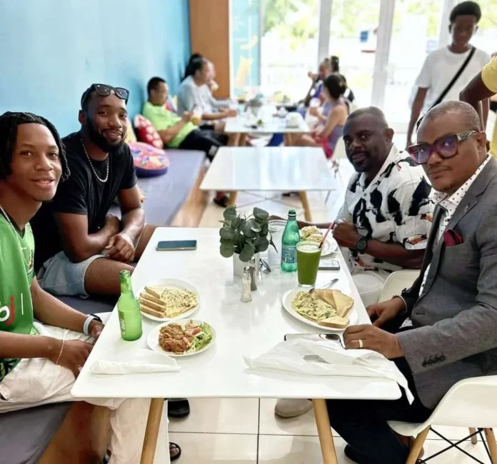 Mikyle Louis joins Ministers for Breakfast Event hosted by Maleek Queeley. Credits: Facebook.