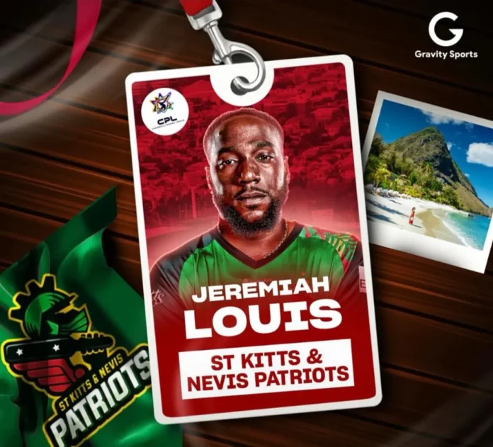 Jeremiah Louis Joins SKN Patriots for Remaining 2024 CPL T20 Season.