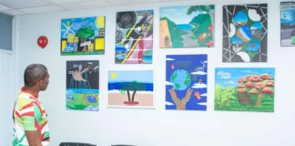 PM Drew’s Office Adorned With Young Artists’ Work, Highlights Sustainability.