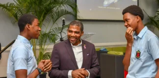PM Drew Delivers Presentation at Pre-COP29 Youth Forum, Interacts With Youth.