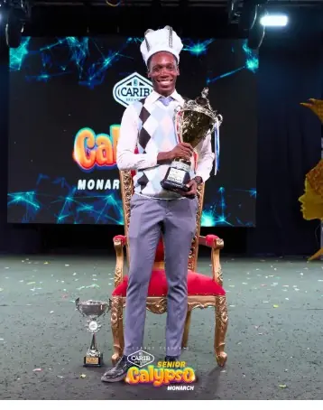 Drewzy crowned new monarch with 830 points at Carib Senior Calypso Monarch Drewzy crowned new monarch with 830 points at Carib Senior Calypso Monarch