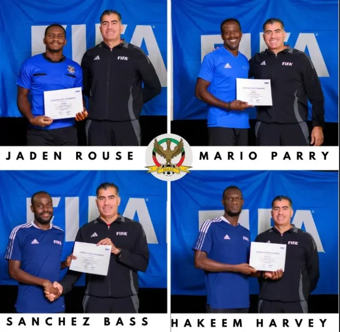 Four referees from St Kitts and Nevis head to Costa Rica for CONCACAF U-17 Qualifiers Four referees from St Kitts and Nevis head to Costa Rica for CONCACAF U-17 Qualifiers
