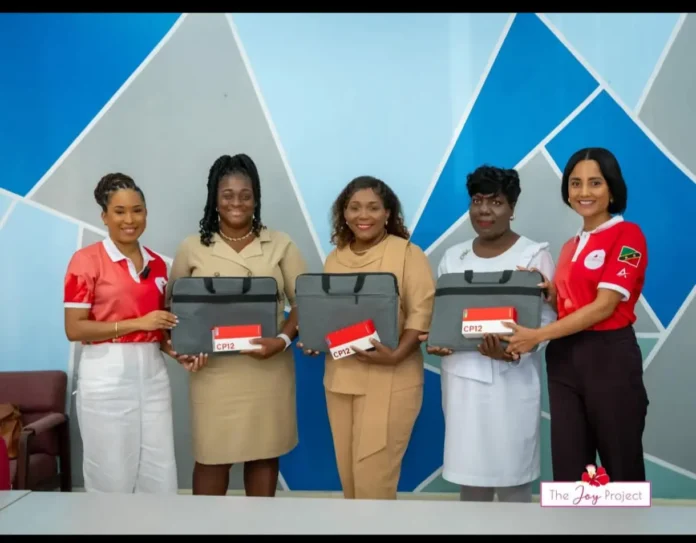 Ministry of Health receives tech donation from The Joy Project on World Health Day Ministry of Health receives tech donation from The Joy Project on World Health Day
