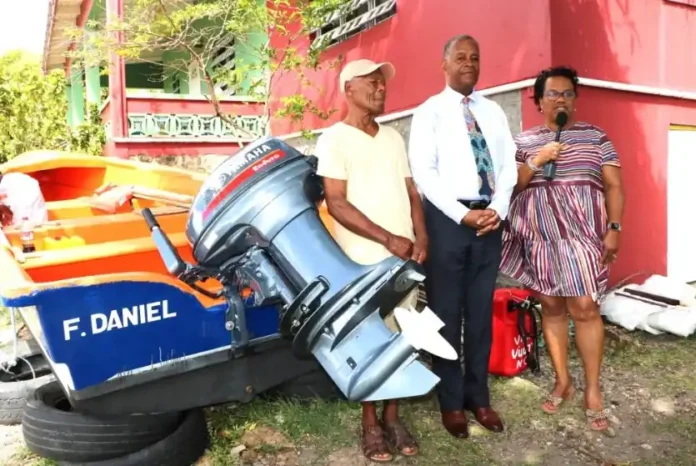 Nevis Island Administration helps veteran fisherman return to sea with new engine Nevis Island Administration helps veteran fisherman return to sea with new engine