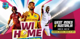 CWI Announces schedule for West Indies Home Series