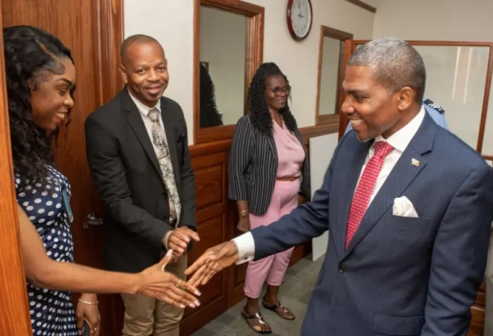 PM Dr Terrance Drew endorses 2025 Advance Passenger Information Bill, visits eTA System Unit PM Dr Terrance Drew endorses 2025 Advance Passenger Information Bill, visits eTA System Unit