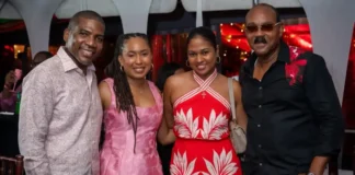 The Prime Minister of Antigua and Barbuda, Gaston Browne and his family travelled to St Kitts to attend the coveted Music Festival on its second day.