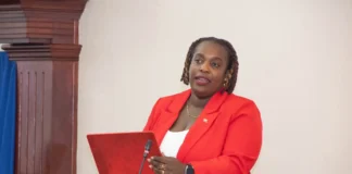 Joyelle Clarke at National Assembly