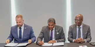 PM Terrance Drew signs MoU with GSD, Image: Facebook