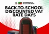 Back to School VAT Discount day moved to August 23