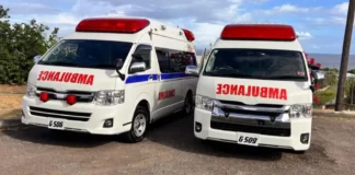 St Kitts and Nevis recieves two Ambulances