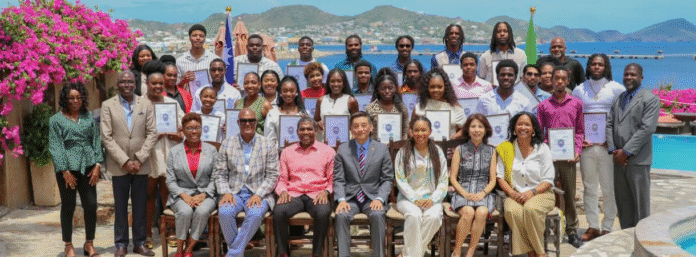 Twenty eight students from across St Kitts and Nevis received scholarships to study in Taiwan on Friday, August 15, 2025.