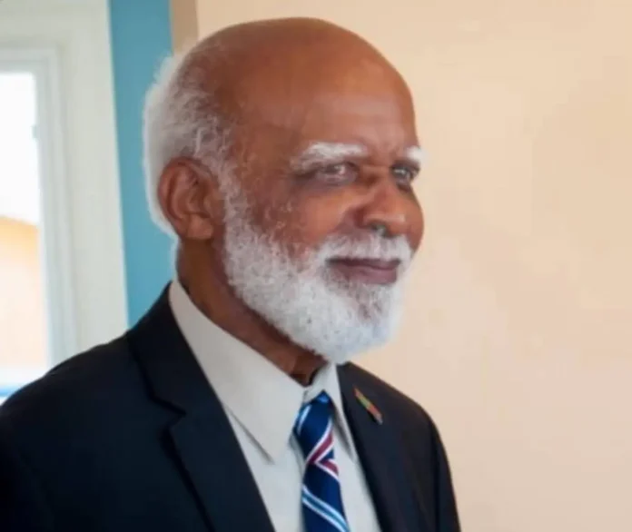 Screenshot_20250909-025005.Facebook The Former Governor General of St Kitts and Nevis, Sir Edmund Lawrence has passed away at the age of 93 years.