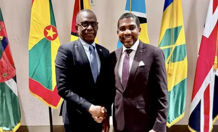 589774954_1287210220093953_3405563281260532438_n The Prime Minister of St Kitts and Nevis, Dr Terrance Drew extended his congratulations to Prime Minister Philip J Pierre for his re-election