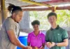 The representatives from the embassy of the Republic of China (Taiwan) visited the local farms on Nevis on Friday