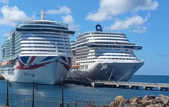 Over 12,700 passengers welcomed into St Kitts and Nevis aboard four Cruise ships