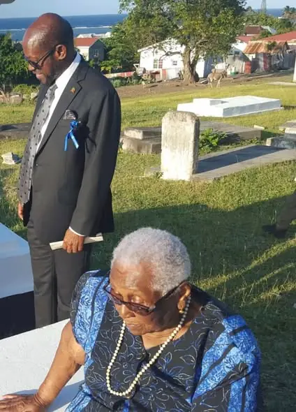 605749938_1294640995805551_1443665829391081038_n Dr Denzil Douglas, Parliamentary Representative for Constituency 6, extended his condolences on the death of Caroline Caines